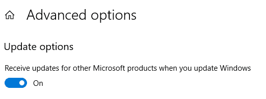 update microsoft