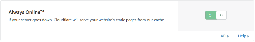 cloudflare always online