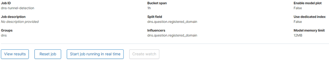 ml dns tunnel detection