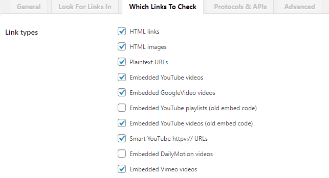 link types