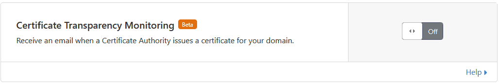 certificate monitoring